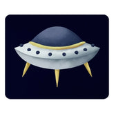 UFO Mouse Pad, Flying Saucer Design, Alien Spaceship Art, Sci-Fi Gift, Unique Desk Accessory, Computer Mousepad, Gamer Gift - Tawshia